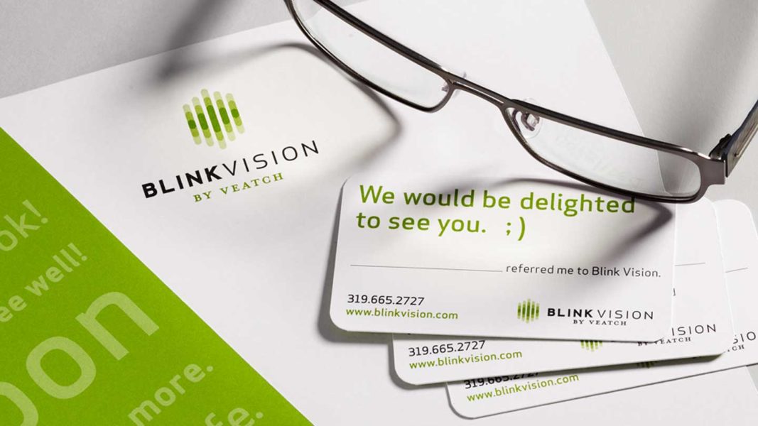 Blink Vision stationary and glasses